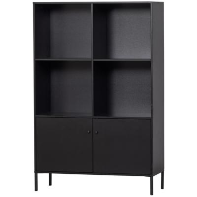 WOOOD Opbergkast 'Xam' Grenenhout, kleur Zwart