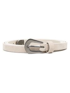 Brunello Cucinelli ceinture à ornements métalliques - Tons neutres