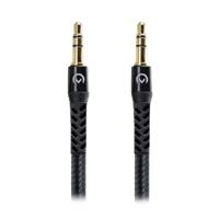 Mobilize Strong Nylon Aux Cable 1.5m Black