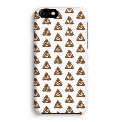 Poop emoji: Volledig Geprint iPhone 7 Plus Hoesje