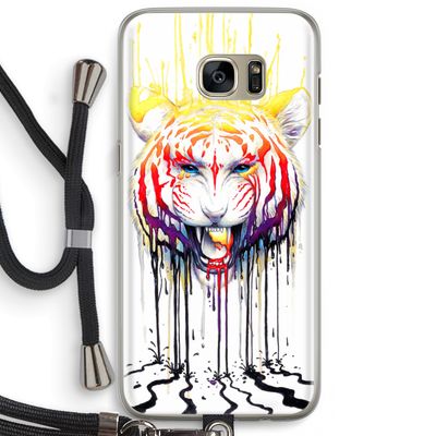Fading: Samsung Galaxy S7 Edge Transparant Hoesje met koord