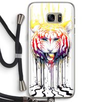 Fading: Samsung Galaxy S7 Edge Transparant Hoesje met koord