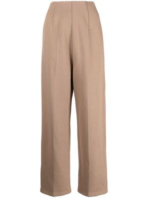 Enföld pantalon ample à taille haute - Marron