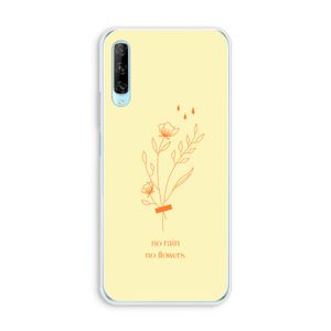 No rain no flowers: Huawei P Smart Pro Transparant Hoesje