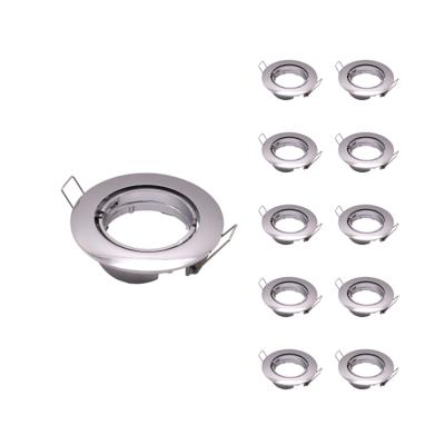 LED-spot armatuur Monti chroom kantelbaar