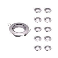 LED-spot armatuur Monti chroom kantelbaar