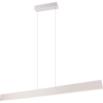 LED Hanglamp - Trion Hala - 35W - Aanpasbare Kleur - Aanraakschakelaar - IP20 - Rechthoek - Grijs - Metaal