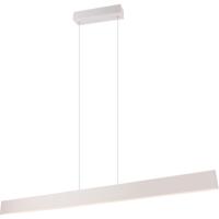 LED Hanglamp - Trion Hala - 35W - Aanpasbare Kleur - Aanraakschakelaar - IP20 - Rechthoek - Grijs - Metaal
