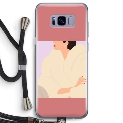 Cosy: Samsung Galaxy S8 Transparant Hoesje met koord