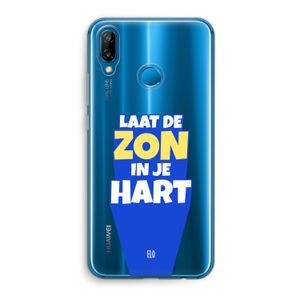 Laat de zon in je hart: Huawei P20 Lite Transparant Hoesje