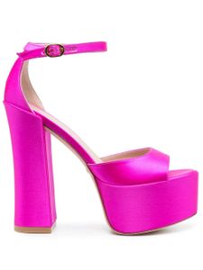 Stuart Weitzman sandales Skyhigh 150 mm à plateforme - Rose