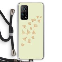 Falling Leaves: Xiaomi Mi 10T 5G Transparant Hoesje met koord