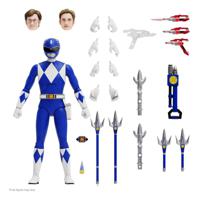 Mighty Morphin Power Rangers Ultimates Action Figure Blue Ranger 18 Cm