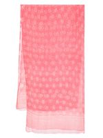 Cloe Cassandro paréo en soie à motif cachemire - Rose