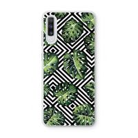Geometrische jungle: Samsung Galaxy A70 Transparant Hoesje