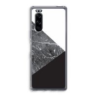 Combinatie marmer: Sony Xperia 5 Transparant Hoesje