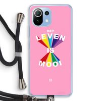 Het Leven Is Mooi: Xiaomi Mi 11 Lite Transparant Hoesje met koord