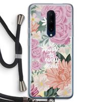 Kindness matters: OnePlus 7 Pro Transparant Hoesje met koord