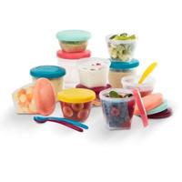 BABYMOOV Babybols Kit XXL MultiSet 12 bewaarpotten + 3 zachte lepels