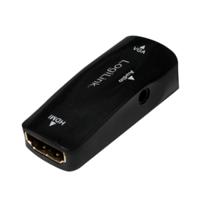 LogiLink CV0108 Adapter [1x HDMI-bus - 1x VGA-bus] Zwart