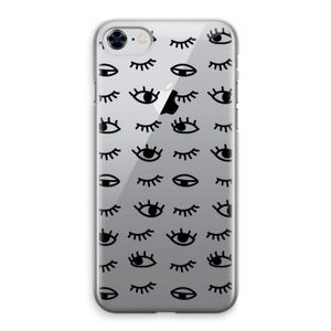 Eye pattern #2: iPhone 8 Transparant Hoesje