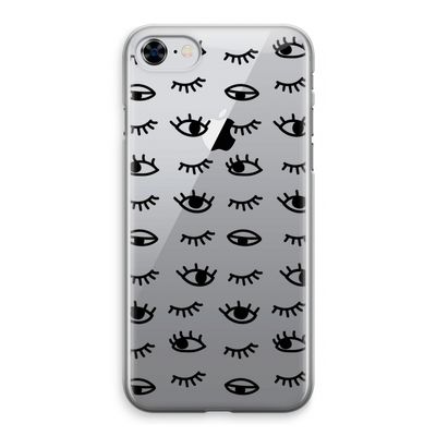 Eye pattern #2: iPhone 8 Transparant Hoesje