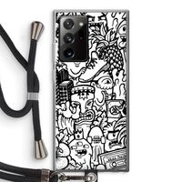 Vexx Mixtape #2: Samsung Galaxy Note 20 Ultra / Note 20 Ultra 5G Transparant Hoesje met koord