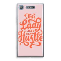 Hustle Lady: Sony Xperia XZ1 Transparant Hoesje