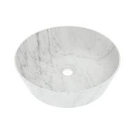 Balmani Still waskom Carrara marmer rond Ø 38 cm