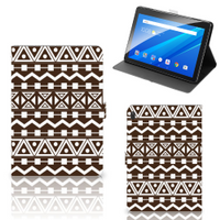 Lenovo Tab E10 Tablet Hoes Aztec Brown - thumbnail