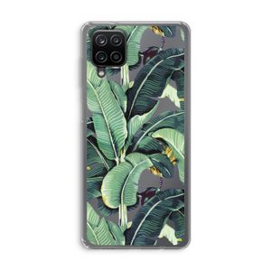 Bananenbladeren: Samsung Galaxy A12 Transparant Hoesje