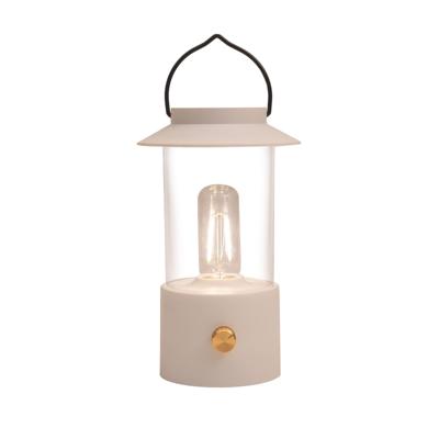 Portable lantaarn 24x9 cm wit - Annas collection