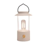 Portable lantaarn 24x9 cm wit - Annas collection