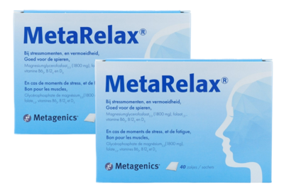 Metagenics MetaRelax Zakjes Duoverpakking