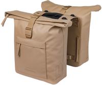 Basil Dubbele fietstas brooklyn mik 41l 14 x 30 x 37 cm - zand
