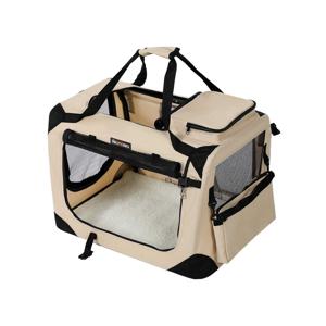 Transportbox voor katten en honden, beige