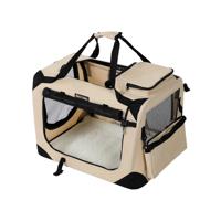 Transportbox voor katten en honden, beige