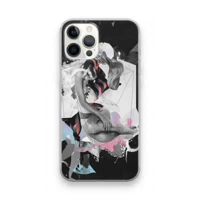 Camouflage de sommeil: iPhone 12 Pro Max Transparant Hoesje
