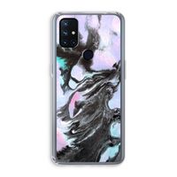 Pastel zwart: OnePlus Nord N10 5G Transparant Hoesje