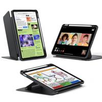iPad Air 11" (2025) Flip Magnetic Case with Pencil Holder - Black iPad Air 11" (2025) Flip Magnetic Case with Pencil Holder - Black