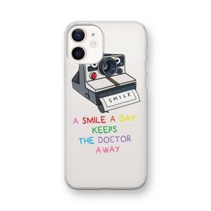 Smile: iPhone 12 mini Transparant Hoesje