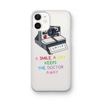 Smile: iPhone 12 mini Transparant Hoesje