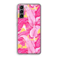 Pink Banana: Samsung Galaxy S21 Transparant Hoesje