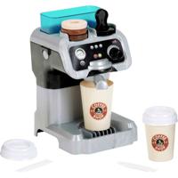 Theo klein 9510 Barista espressomachine I met waterreservoir en doorloopfunctie I Incl. Koffiepads, -stempels, bekers en nog veel meer I speelgoed voor