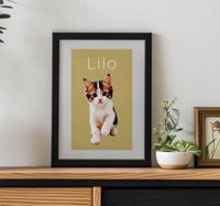 Gepersonaliseerd tekeneffect andere dieren poster