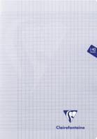 Clairefontaine schrift mimesys voor ft A4+, 140 bladzijden, kaft in PP, seyès, geassorteerde kleuren