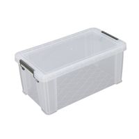 Allstore Opbergbox - 7,5 liter - Transparant - 25 x 19 x 16 cm - Opbergbox - thumbnail