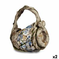 Decoratief tuinfiguur Vaas Polyresin 23,5 x 35 x 31 cm (2 Stuks)