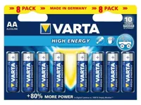 Varta AA-Batterijen 8 stuks Varta AA-Batterijen 8 stuks