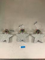 Xmas Star Foam 15 cm 3Ass Silve - Nampook